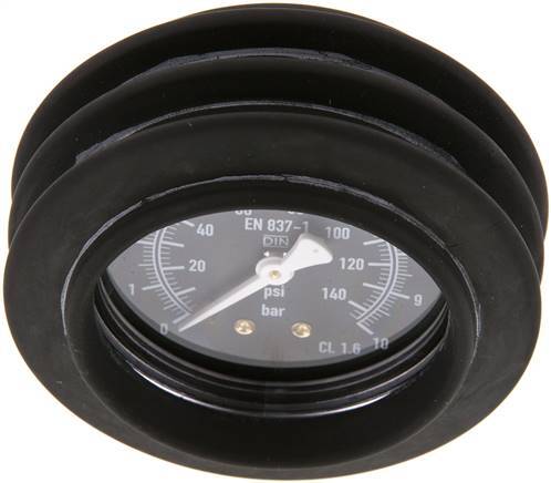 Pressure Gauge 63mm 0 - 10 Bar G 1/4"