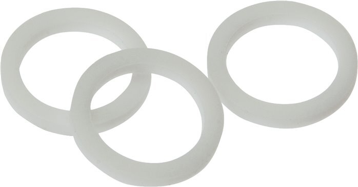 R / Rp 3/8" und R / Rp 1/2" PTFE Dichtung 17x21,5x2 mm