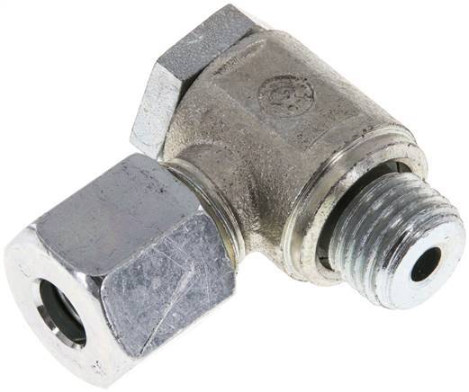 8S & M14x1.5 Zink plated Steel Swivel Joint Cutting Fitting with Male Threads 250 bar Rotatable ISO 8434-1