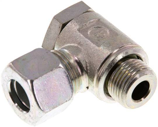 12L y G3/8'' Acero Zincado Racor Giratorio con Rosca Macho 250 bar Giratorio ISO 8434-1