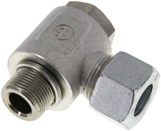 20S & G3/4'' Zink plated Steel Swivel Joint Cutting Fitting with Male Threads 400 bar Rotatable ISO 8434-1