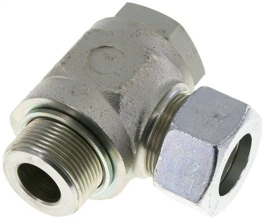 30S & G1-1/4'' Verzinkt Stalen Swivel Joint Snijringkoppeling Buitendraad 250bar Draaibaar ISO 8434-1