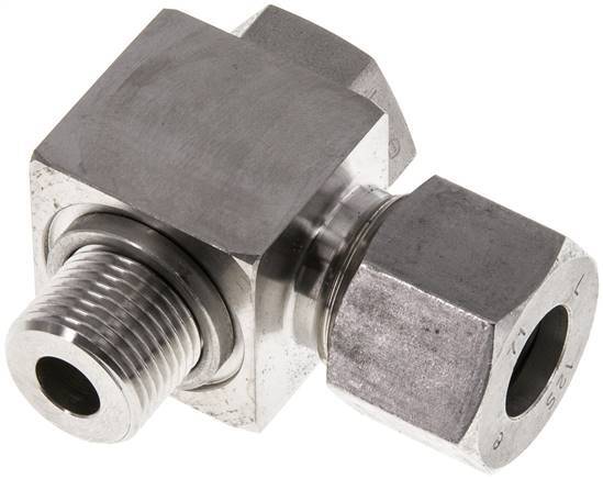 12S & G3/8'' RVS Swivel Joint Snijringkoppeling Buitendraad 400bar Draaibaar ISO 8434-1