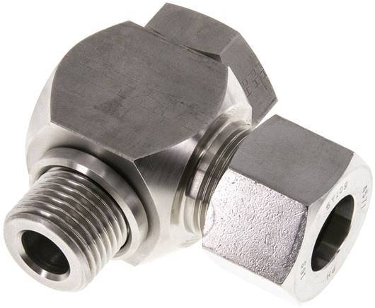 16S & G1/2'' Stainless Steel Swivel Joint Cutting Fitting with Male Threads 400 bar Rotatable ISO 8434-1