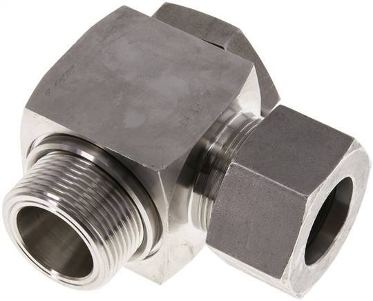 30S & G1-1/4'' RVS Swivel Joint Snijringkoppeling Buitendraad 250bar Draaibaar ISO 8434-1