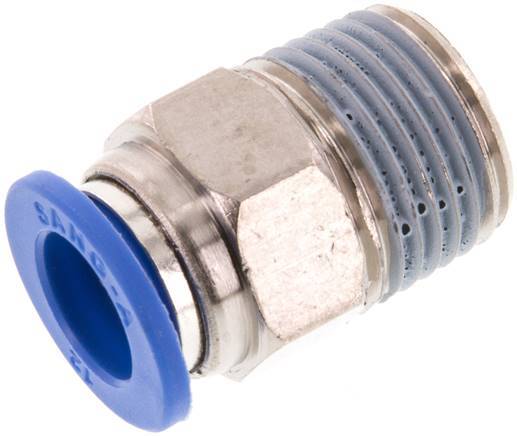 raccord enfichable 12mm x R1/2'' avec filetage mâle Laiton/PA 66 NBR