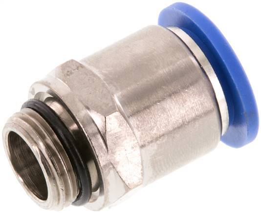 raccord enfichable 14mm x G3/8'' avec filetage mâle Laiton/PA 66 NBR