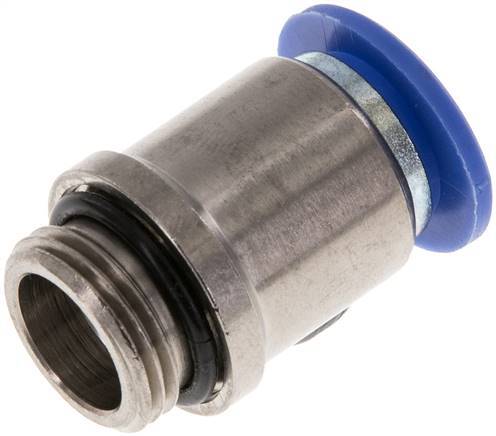 Racor de 12mm x G3/8'' con rosca macho Latón/PA 66 NBR Hexágono interior