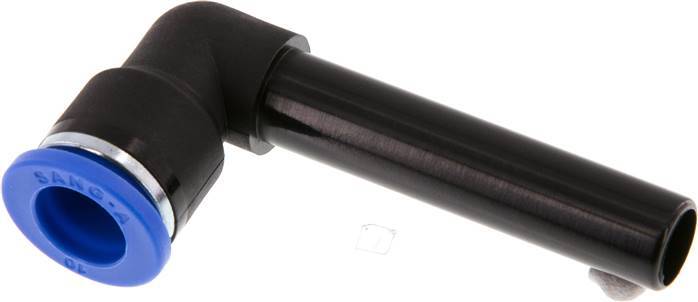 10mm x 10mm 90deg Elbow Push-in Fitting with Plug-in PA 66 NBR Long Sleeve