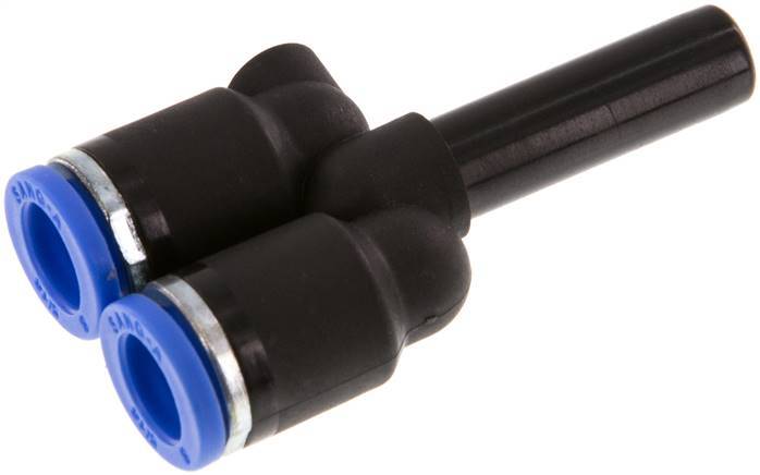 8mm x 8mm Y Push-in Fitting with Plug-in PA 66 NBR