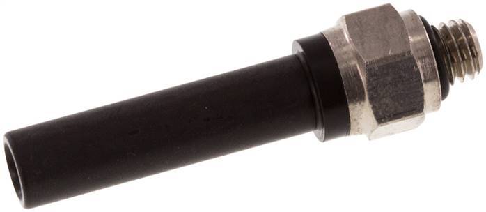 Raccord enfichable 6mm x M 5 avec filetage mâle Laiton/PA 66 NBR