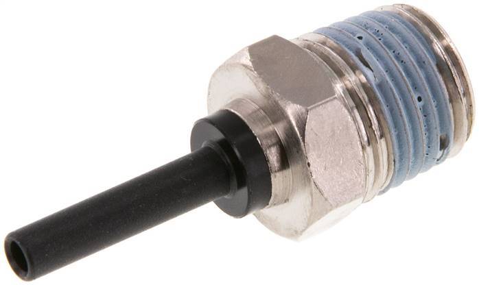 Raccord enfichable 4mm x R1/4'' avec filetage mâle Laiton/PA 66 NBR