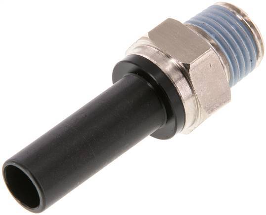 10mm x R1/4'' Plug-in Fitting with Male Threads Brass/PA 66 NBR