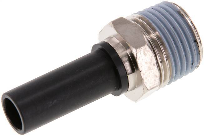Raccord enfichable 12mm x R1/4'' avec filetage mâle Laiton/PA 66 NBR