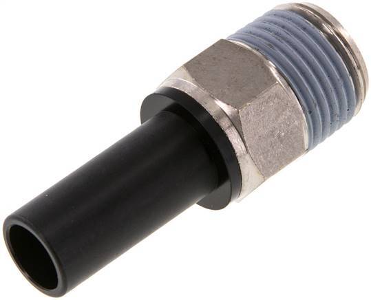 14mm x R1/2'' Plug-in Fitting with Male Threads Brass/PA 66 NBR