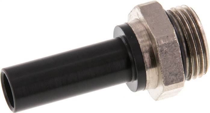 Raccord enfichable 10mm x G3/8'' avec filetage mâle Laiton/PA 66 NBR