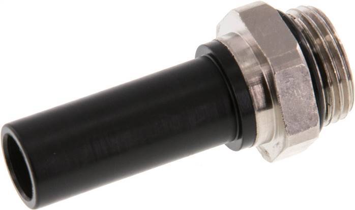 12mm x G3/8'' Steckverschraubung mit Außengewinde Messing/PA 66 NBR