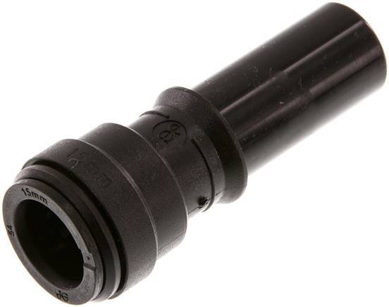 15mm x 18mm Push-in Fitting with Plug-in POM NBR