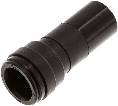 22mm x 28mm Push-in Fitting with Plug-in POM NBR