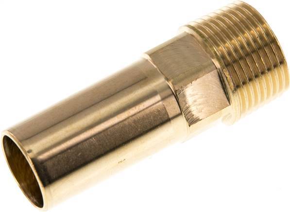 22mm x R3/4'' Plug-in Fitting with Male Threads Brass