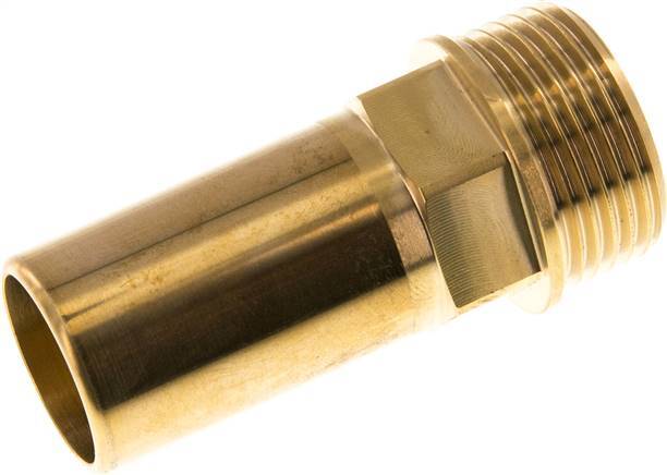 28mm x G1'' Plug-in Fitting with Male Threads Brass