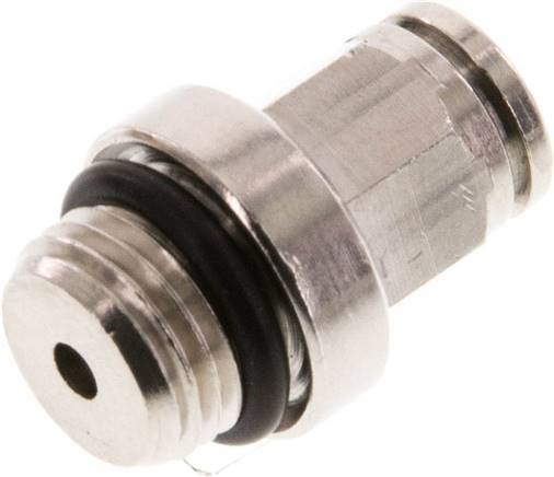 4mm x M 10 x 1 Raccord enfichable à filetage mâle Laiton NBR