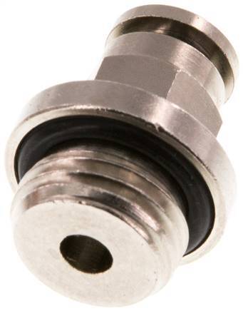 5mm x G1/4'' Push-in Fitting with Male Threads Brass NBR