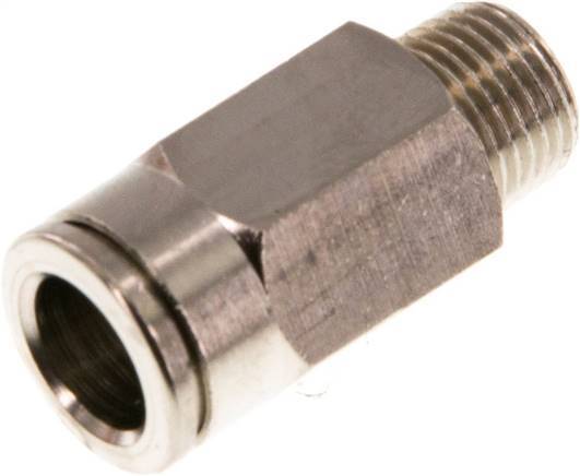 Raccord enfichable 8mm x R1/8'' à filetage mâle Laiton NBR