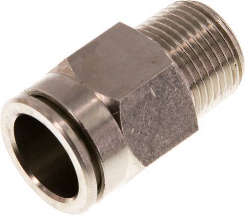 Raccord enfichable 14mm x R3/8'' à filetage mâle Laiton NBR