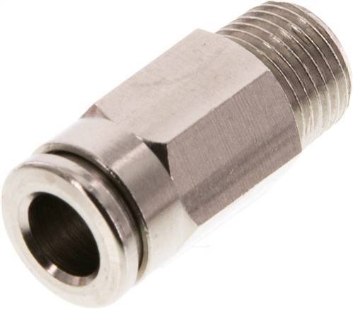 Raccord enfichable 6mm x R1/8'' à filetage mâle Laiton FKM