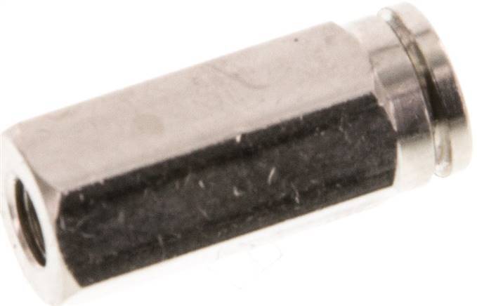 raccord enfichable 4mm x M 5 avec filetage femelle Laiton NBR