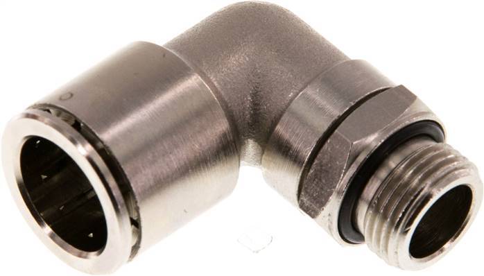 Racor de 16mm x G3/8'' 90deg con rosca macho Latón NBR Giratorio