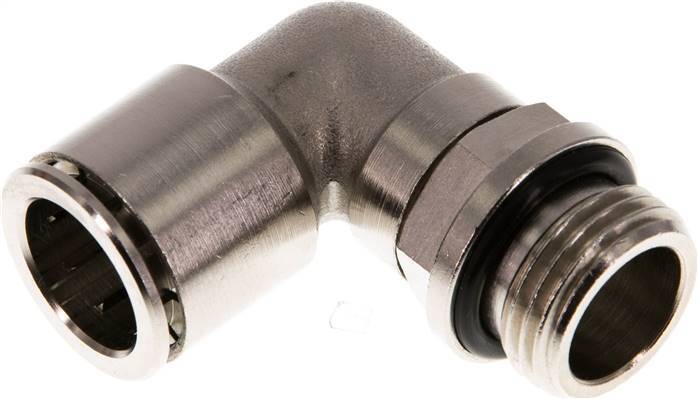 Racor de 16mm x G1/2'' 90deg con rosca macho Latón NBR Giratorio
