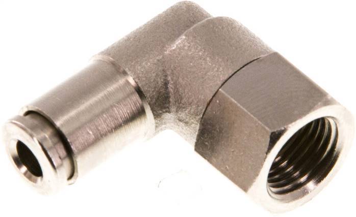Racor de 4mm x G1/8'' 90deg con rosca hembra Latón NBR Giratorio