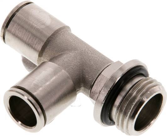 Racor en T en ángulo recto de 12mm x G1/2'' con rosca macho Latón NBR Giratorio