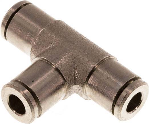 3mm Tee Push-in Fitting Brass NBR