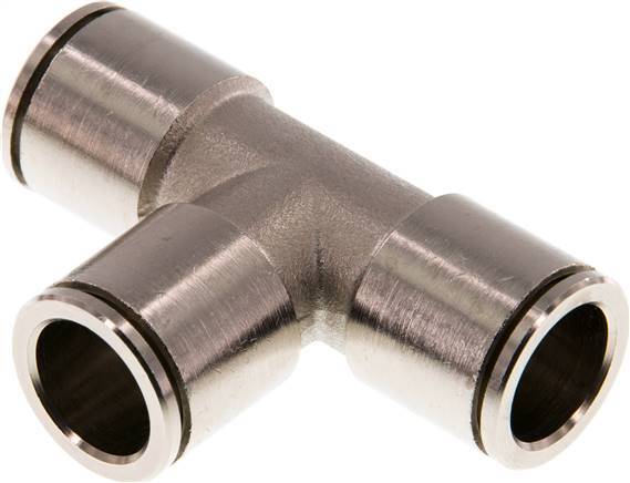 Raccord enfichable en T 14mm Laiton NBR