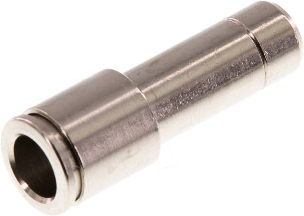 8mm x 10mm Push-in Fitting with Plug-in Brass NBR