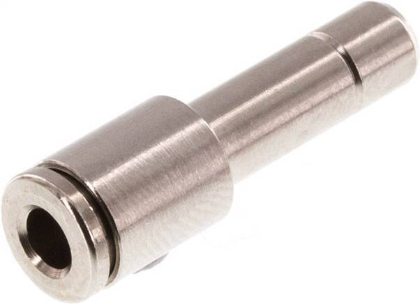 4mm x 6mm Push-in Fitting with Plug-in Brass FKM