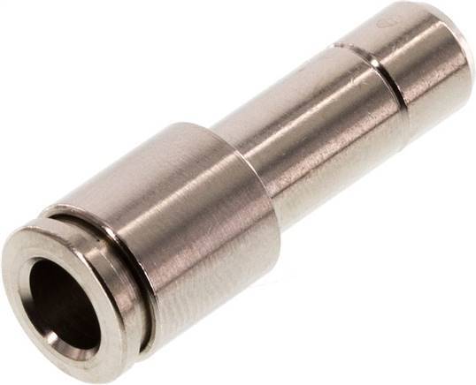 6mm x 8mm Push-in Fitting with Plug-in Brass FKM