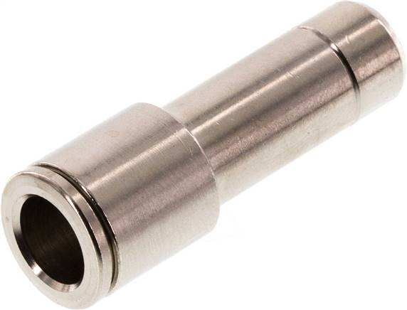 8mm x 10mm Push-in Fitting with Plug-in Brass FKM