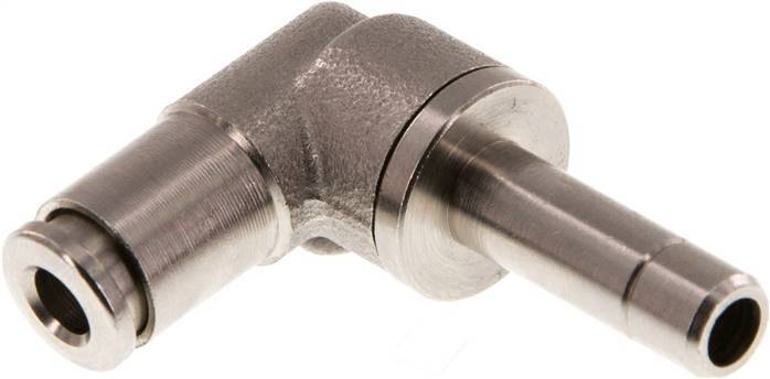 4mm x 6mm 90 graden L-verbinding Messing Insteekfitting Plug NBR