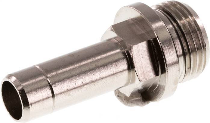 10mm x G3/8'' Plug-in Fitting with Male Threads Brass NBR