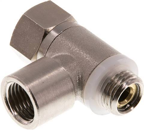 Clapet anti-retour pilote G1/4'' coude mâle-femelle laiton 0.5-10bar (7-145psi)