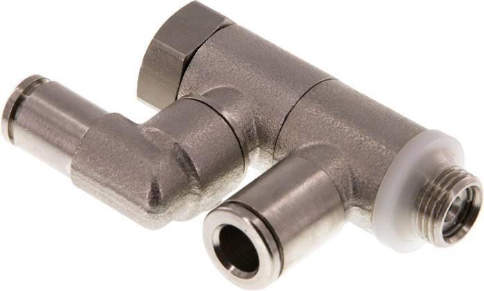 Clapet anti-retour pilote 6mm & G1/8'' coude mâle laiton 0.5-10bar (7-145psi)