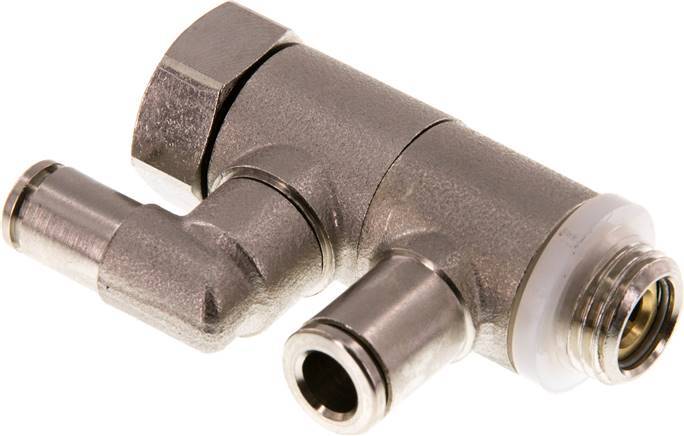 Clapet anti-retour pilote 6mm & G1/4'' coude mâle laiton 0.5-10bar (7-145psi)