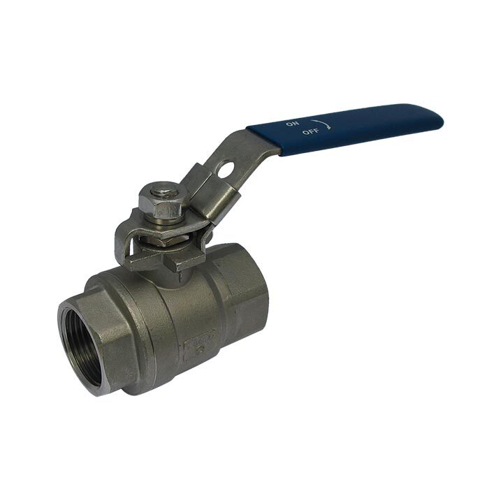 660 - G1-1/2'' 2-Way Ball Valve Full Bore Stainless Steel F/F