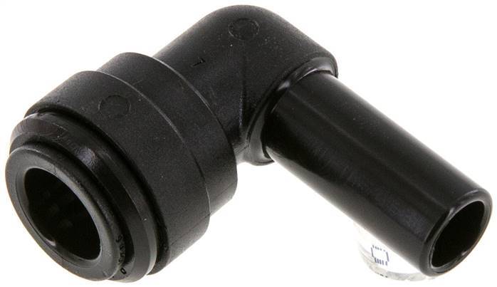 10mm x 10mm 90deg Elbow Push-in Fitting with Plug-in POM NBR