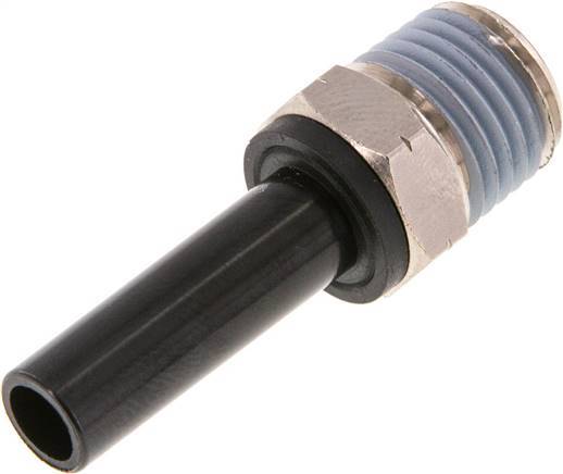 5/16'' x 1/4'' NPT Plug-in Fitting with Male Threads Brass/PBT NBR