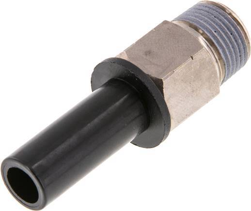 1/2'' x 3/8'' NPT Plug-in Fitting with Male Threads Brass/PBT NBR